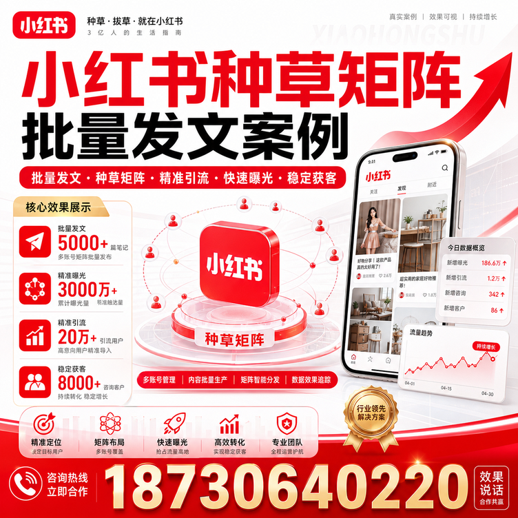宿州小红书种草矩阵批量发文案例
