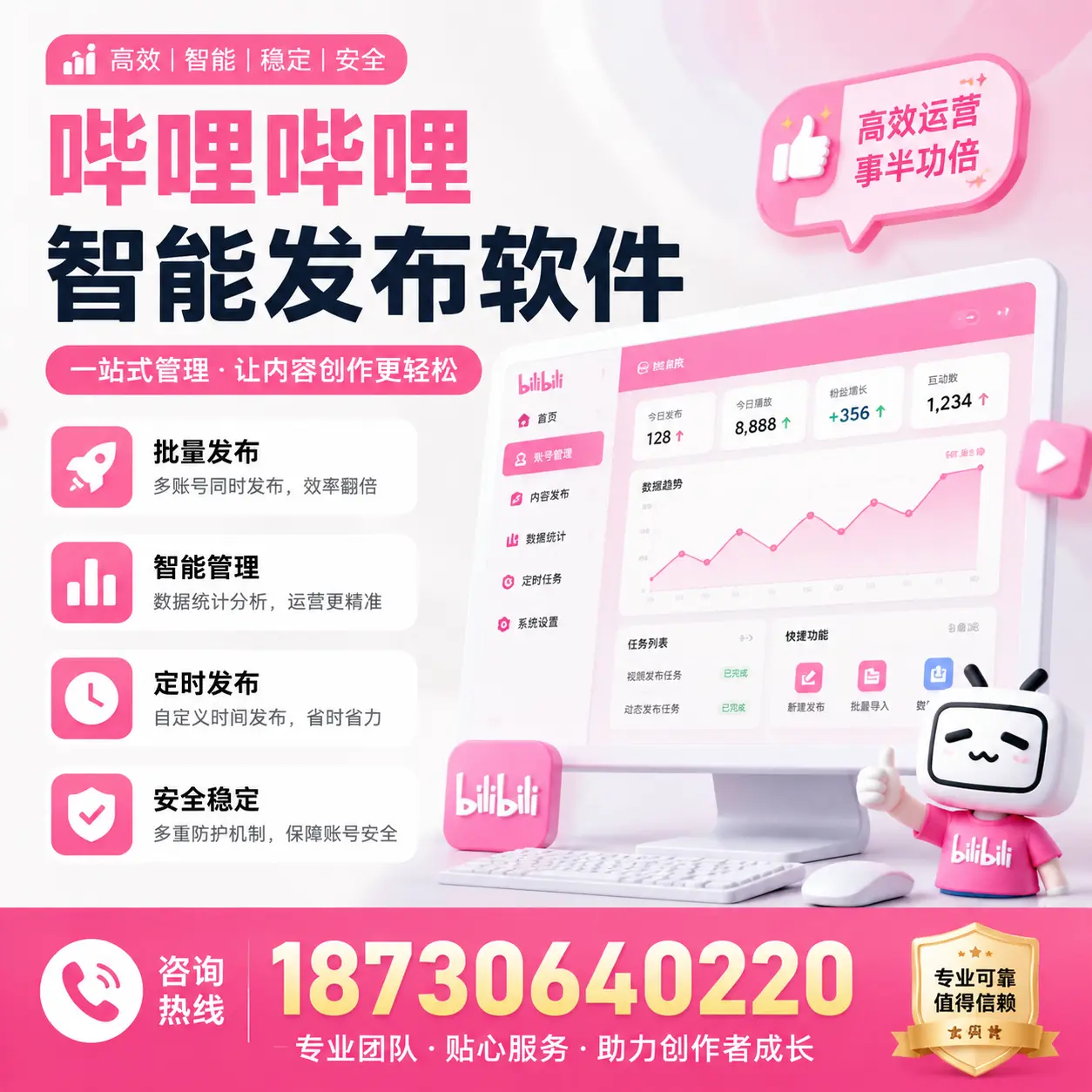 如何评估哔哩哔哩智能发布软件的ROI？宿州 企业必读